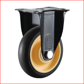 VI-H7-TPRB-FX Shopping Cart Casters with TPR Wheels